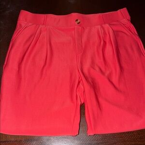 Vibrant Red Women's Bermudas